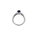 GRS藍寶石1.83克拉鑽石戒指