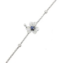 Floral Love系列 藍寶石鑽石手鍊