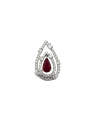 紅寶石鑽石墜飾